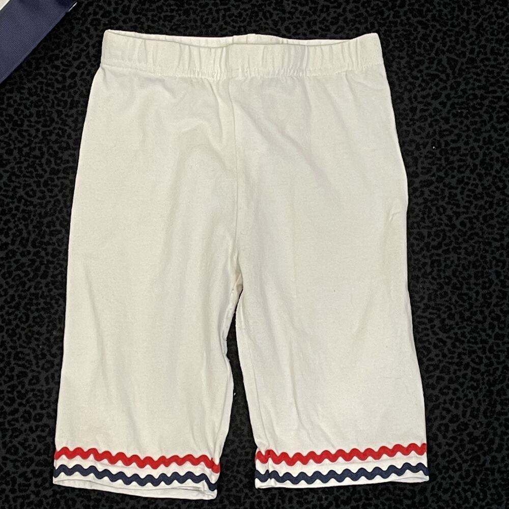 BlueBeri Blvd Girls Outfit 4T Nautical Coastal Sailor Capri Pants Casual - Picture 3 of 8